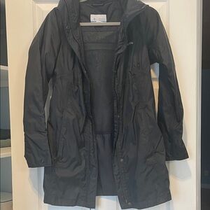 Columbia Women's Waterproof Black Raincoat size S